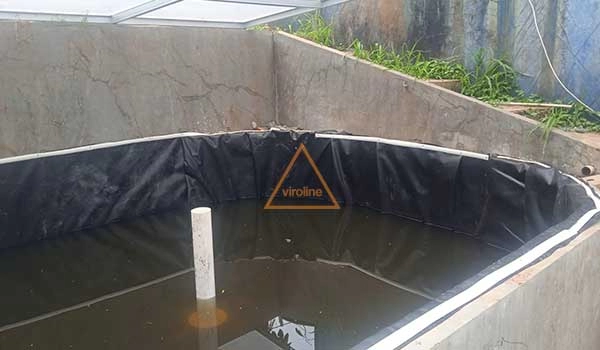 kolam ikan geomembran