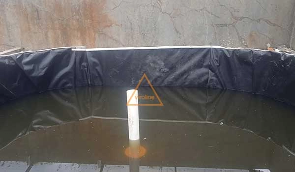 kolam ikan geomembran