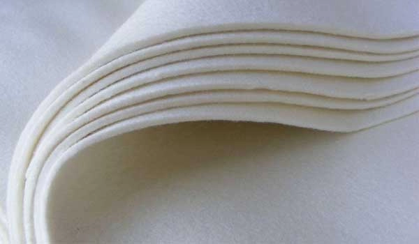 Non-woven geotextile filter fabric for drainage systems