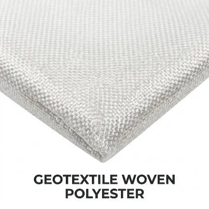 Polyester woven geotextile