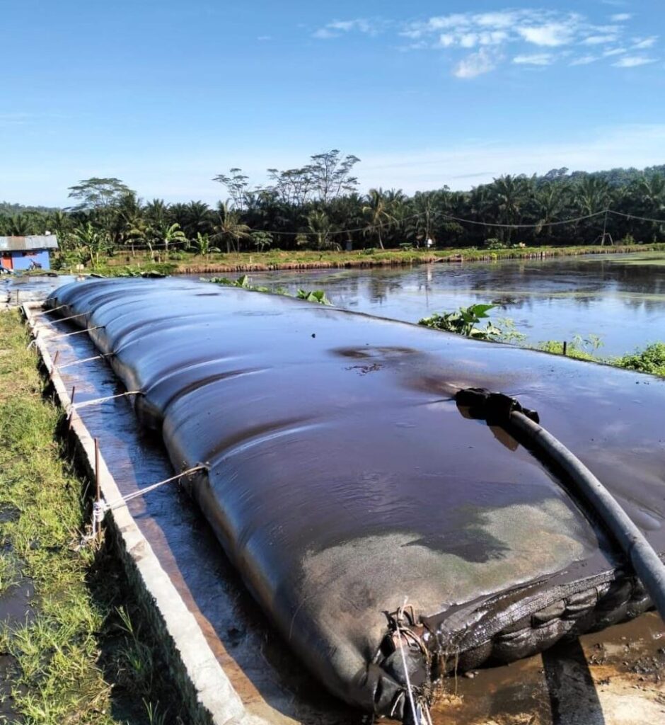 Geotextile Tube for Palm Oil Waste Dewatering