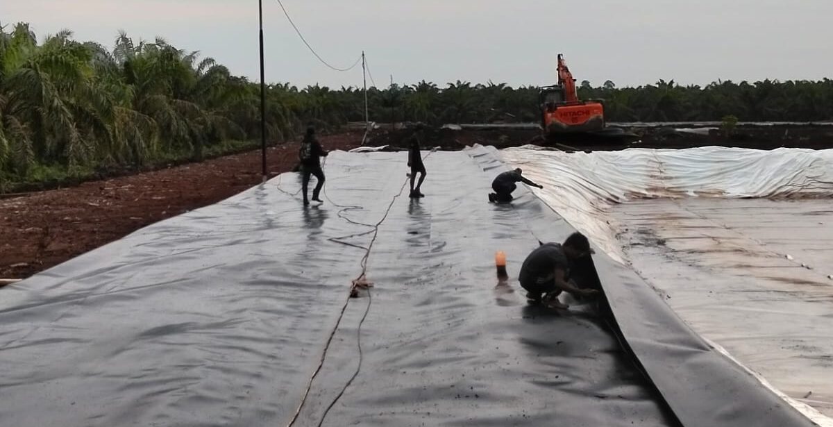 Kolam Ikan dengan HDPE Geomembrane sebagai Lining