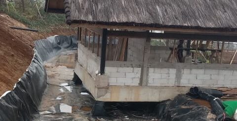 Lapis Kedap dengan HDPE Geomembrane untuk Kolam Area Komersil