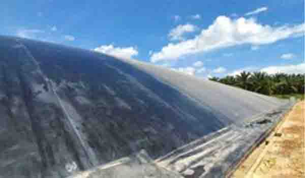 Material untuk penutup proses biogas