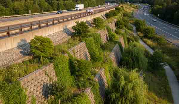 Dinding penahan tanah tipe Gravity Wall atau dinding gravitasi