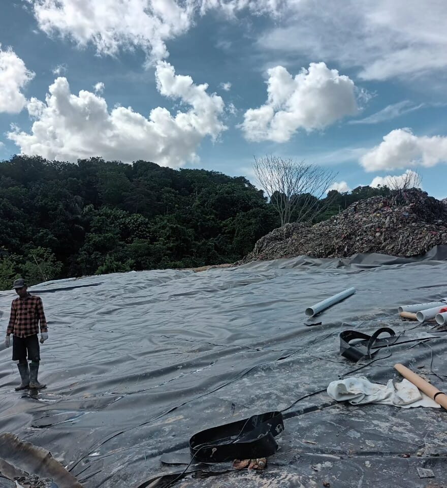 Landfill Pollution Prevention with HDPE Geomembrane