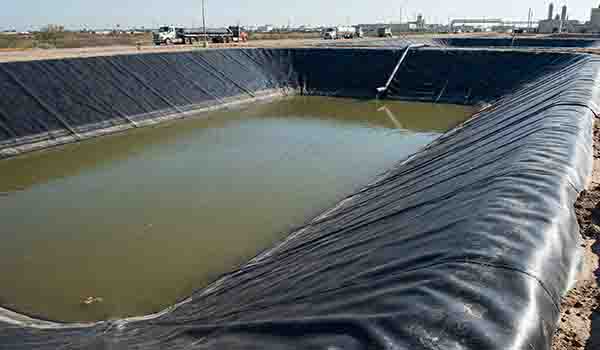 Material geomembran HDPE untuk sektor pertambangan