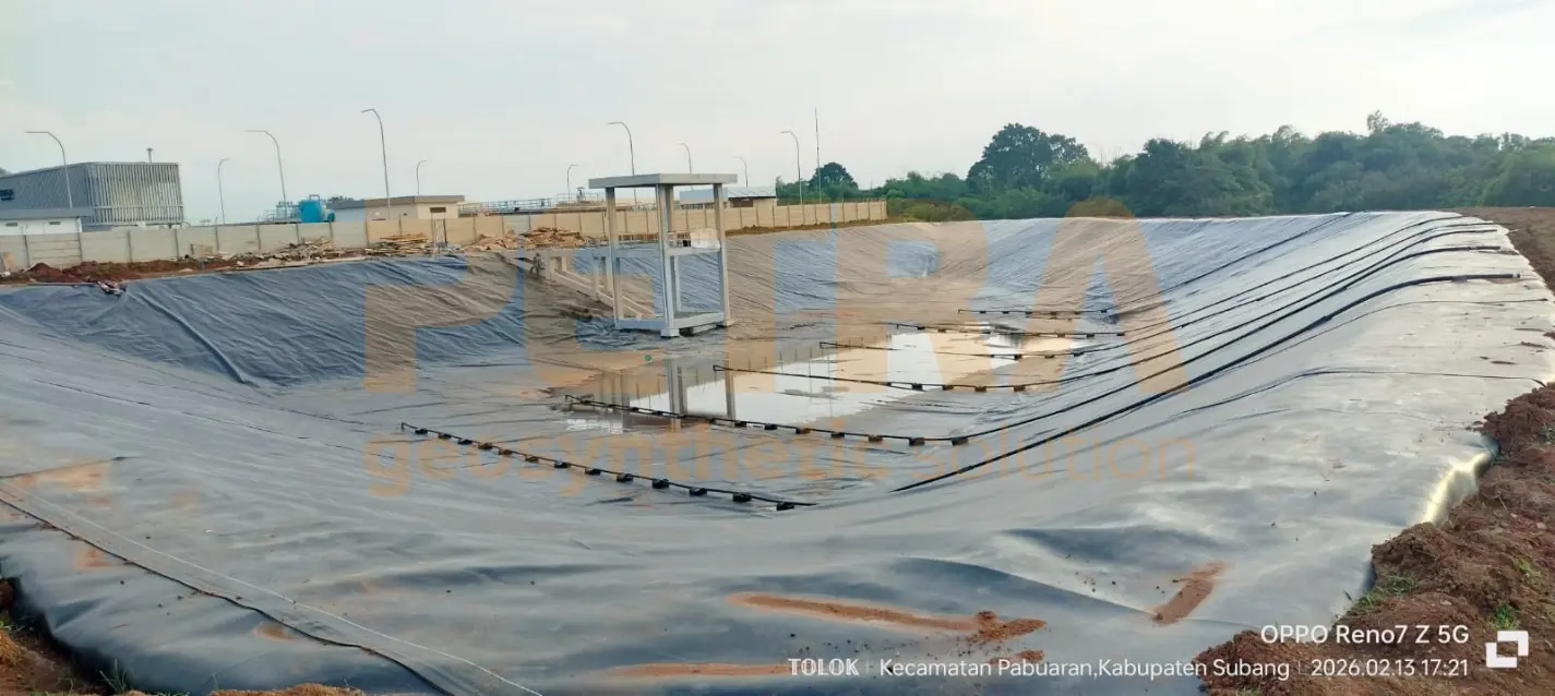 Aplikasi Geosintetik Pada Kolam Limbah
