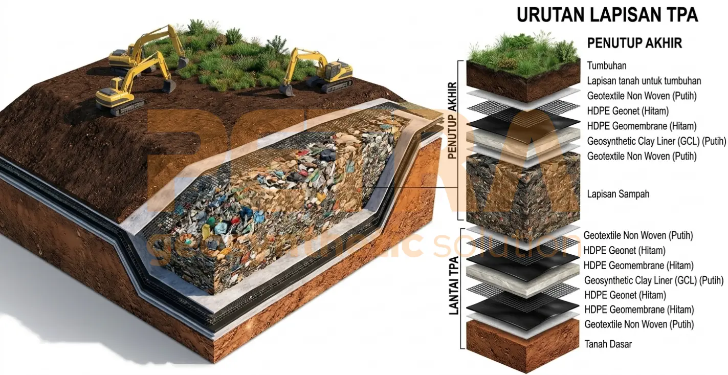 Aplikasi Geosintetik Pada Landfill Atau Tpa