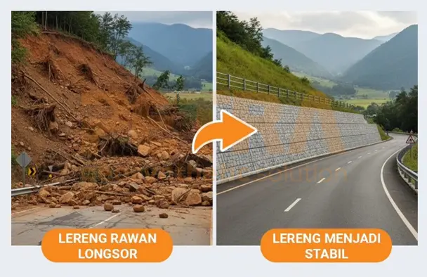 Perkuatan Lereng Dengan Sistem Mse Wall