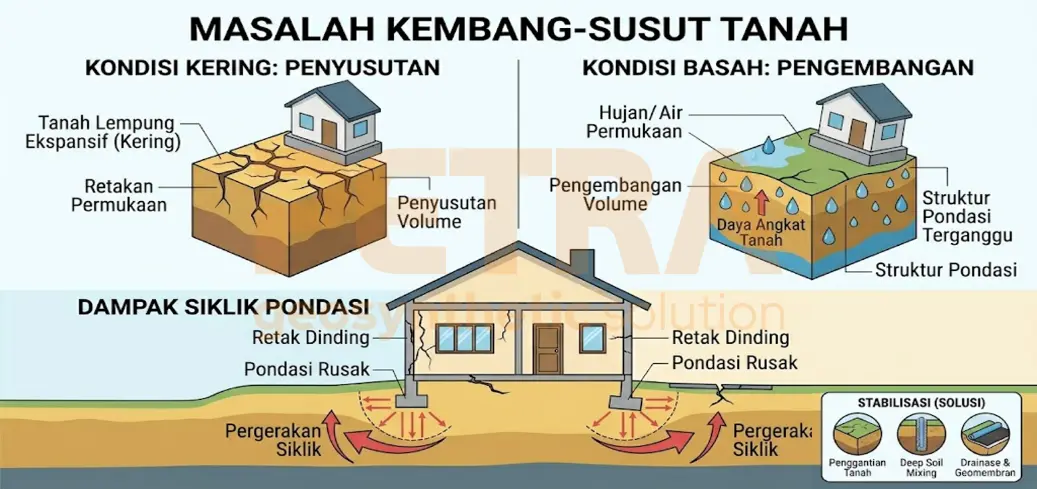 Proteksi Infrastruktur Di Atas Tanah Ekspansif