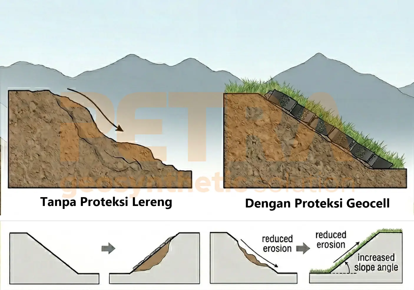 Proteksi Lereng Dari Erosi Permukaan